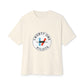 Trident Glow Unisex Oversized Boxy Tee - snazzymerch