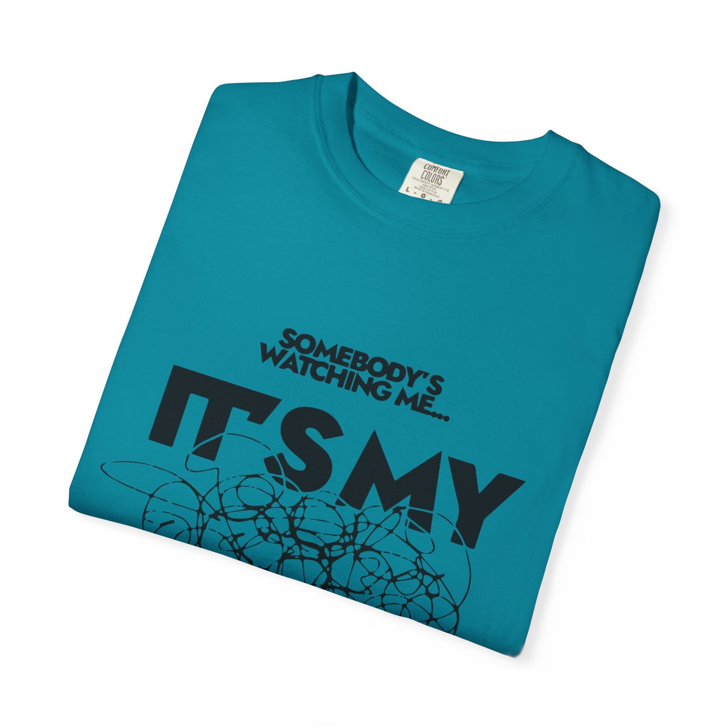 Block Font Quote Unisex Garment-Dyed T-shirt - snazzymerch