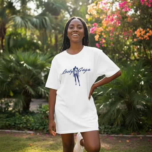 Bolt Silhouette-Unisex Oversized Tee Printify