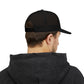 Red Country Western Star Snapback Trucker Cap (Embroidery) - snazzymerch