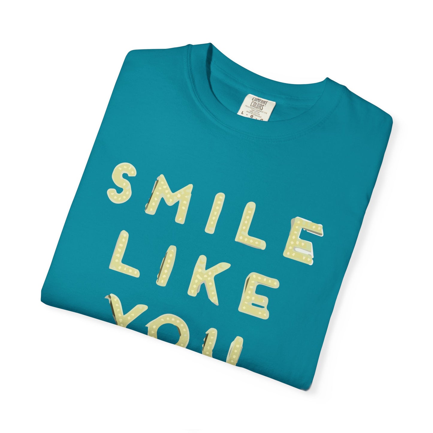 Glow-Inspired Quote Unisex Garment-Dyed T-shirt - snazzymerch