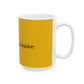 Minimalist Monochrome Ceramic Mug, (11oz, 15oz) - snazzymerch