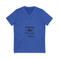 Golden Horizon Unisex Jersey Short Sleeve V-Neck Tee - snazzymerch