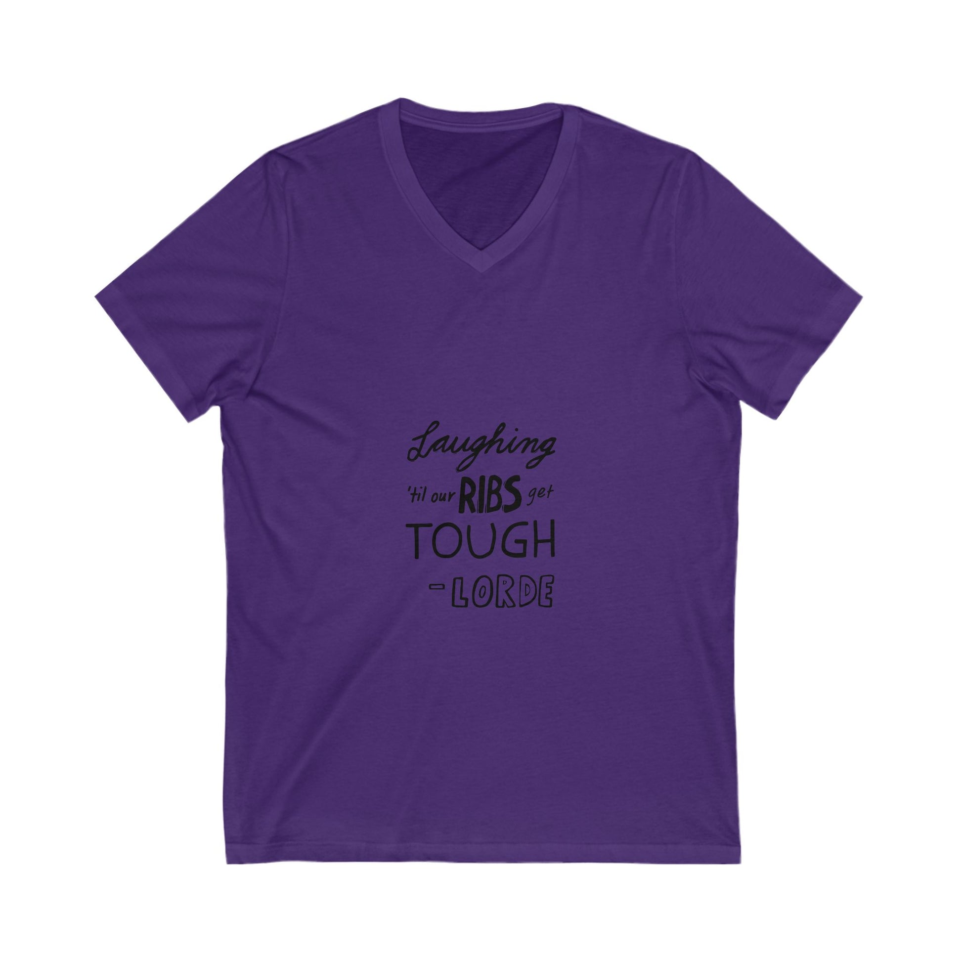 Golden Horizon Unisex Jersey Short Sleeve V-Neck Tee - snazzymerch