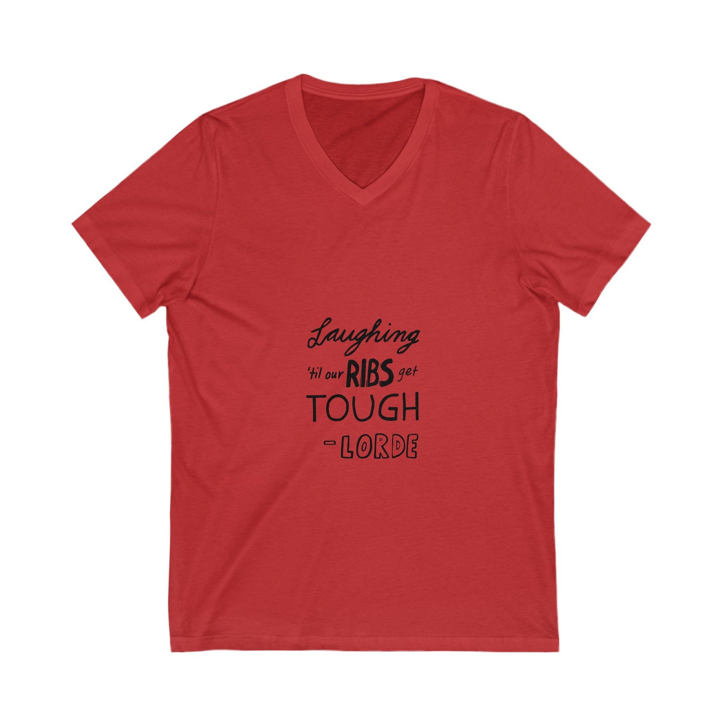 Golden Horizon Unisex Jersey Short Sleeve V-Neck Tee - snazzymerch
