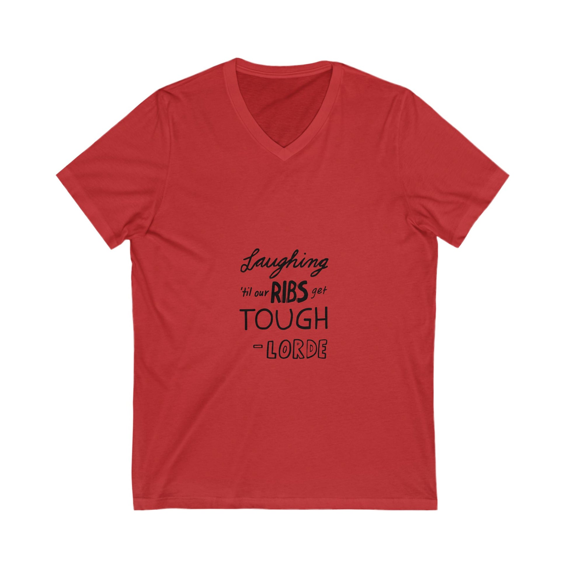 Golden Horizon Unisex Jersey Short Sleeve V-Neck Tee - snazzymerch