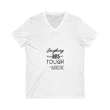 Golden Horizon Unisex Jersey Short Sleeve V-Neck Tee - snazzymerch