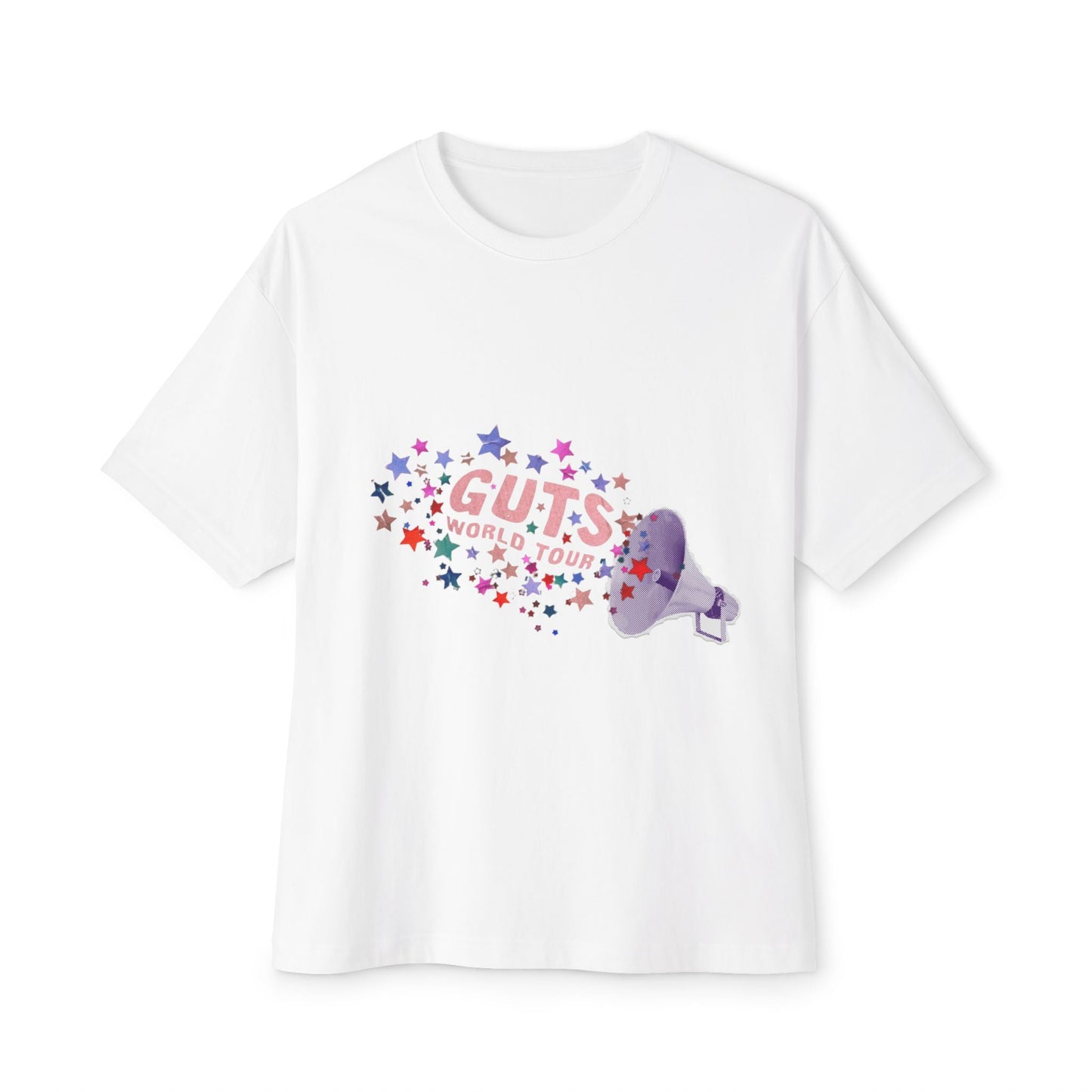 Guts World Tour Megaphone-Oversized Tee Printify