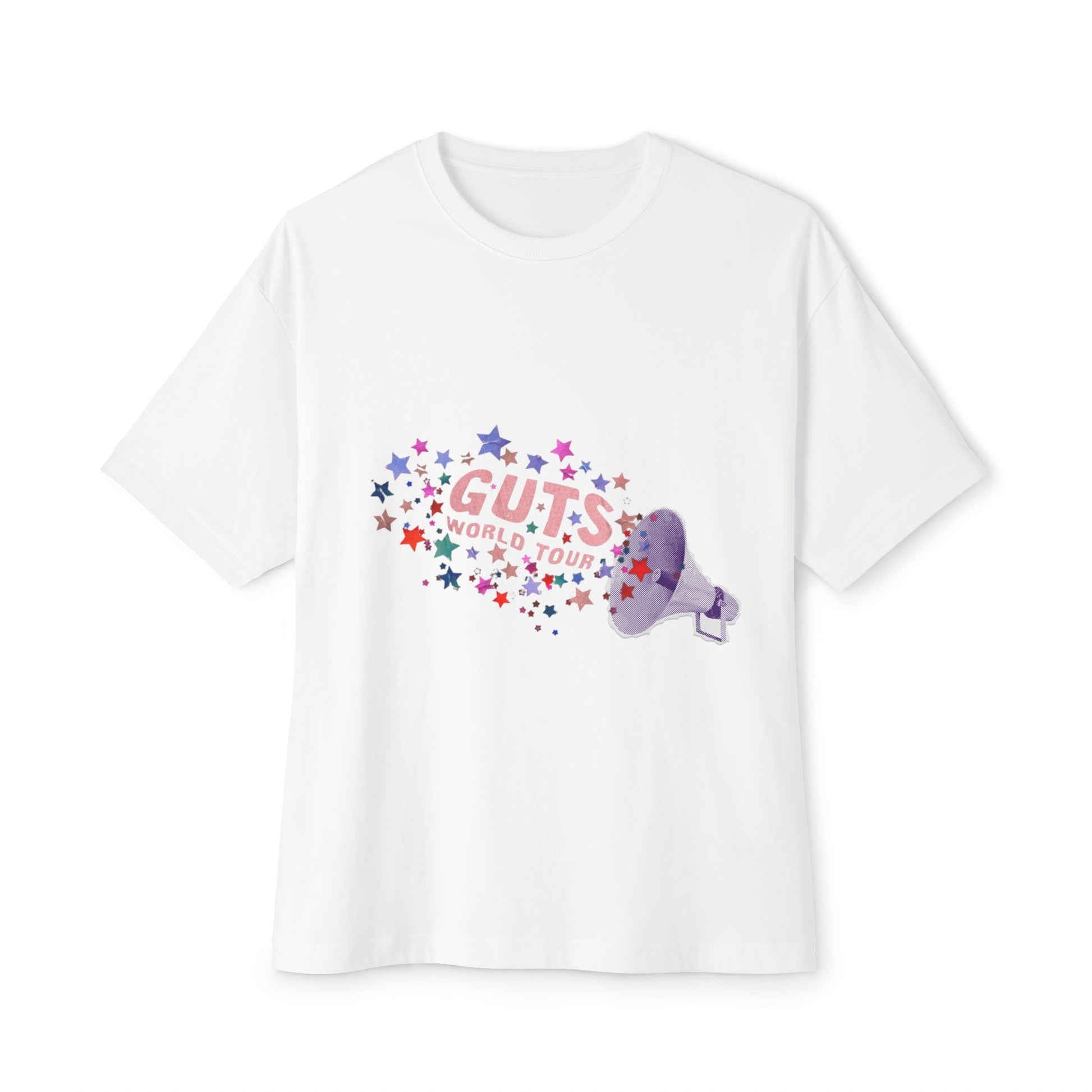 Guts World Tour Megaphone-Oversized Tee Printify