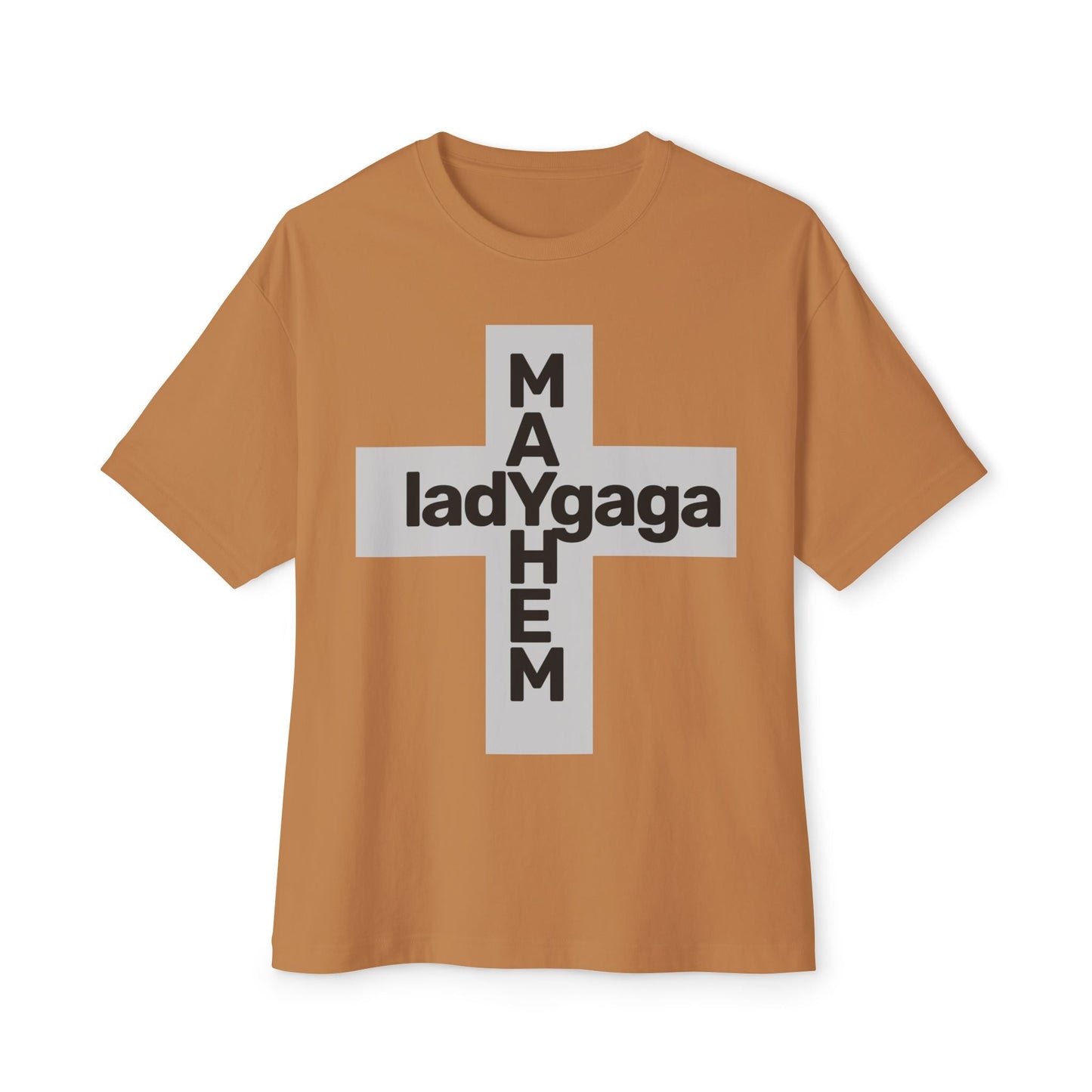 Lady Cross Mayhem-Unisex Oversized Tee Printify