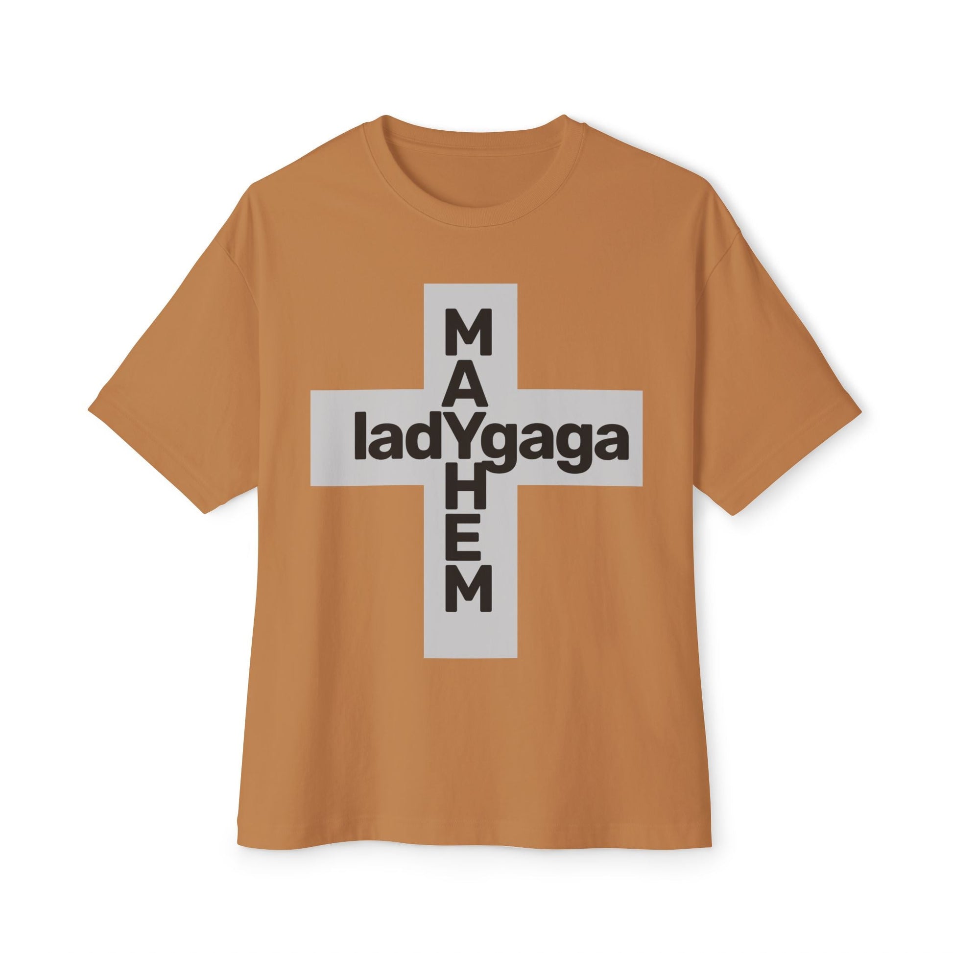 Lady Cross Mayhem-Unisex Oversized Tee Printify