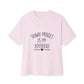Muted Bloom Unisex Oversized Boxy Tee Printify