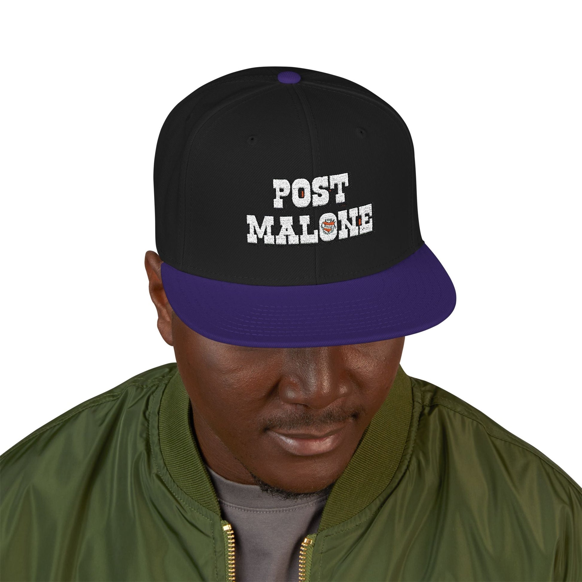 Snapback (Embroidery) – Post Malone Bold Design Printify