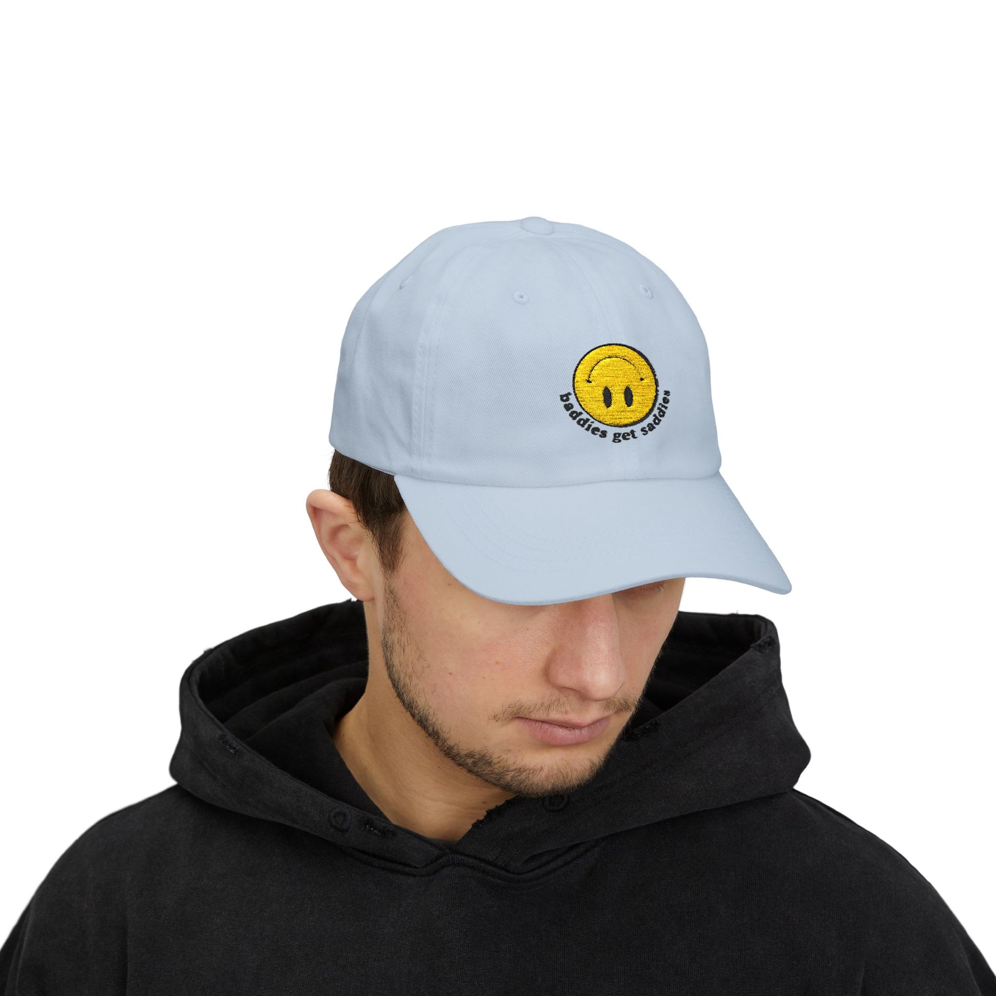 Yellow Smiley Classic Dad Cap - snazzymerch