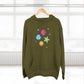 Color Pop Charm Patch Three-Panel Fleece Hoodie - snazzymerch