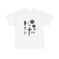 Ocean Wave with Heart Outline Unisex Heavy Cotton Tee Printify