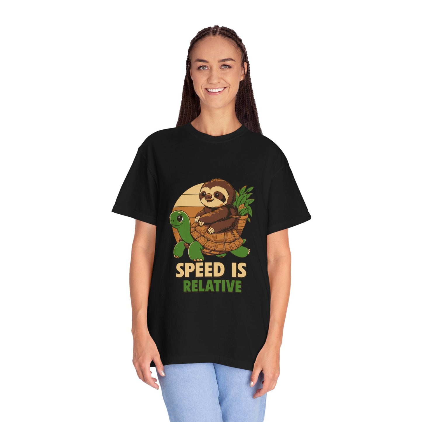 Dyed T-shirt – Snazzy Speed Edition Printify