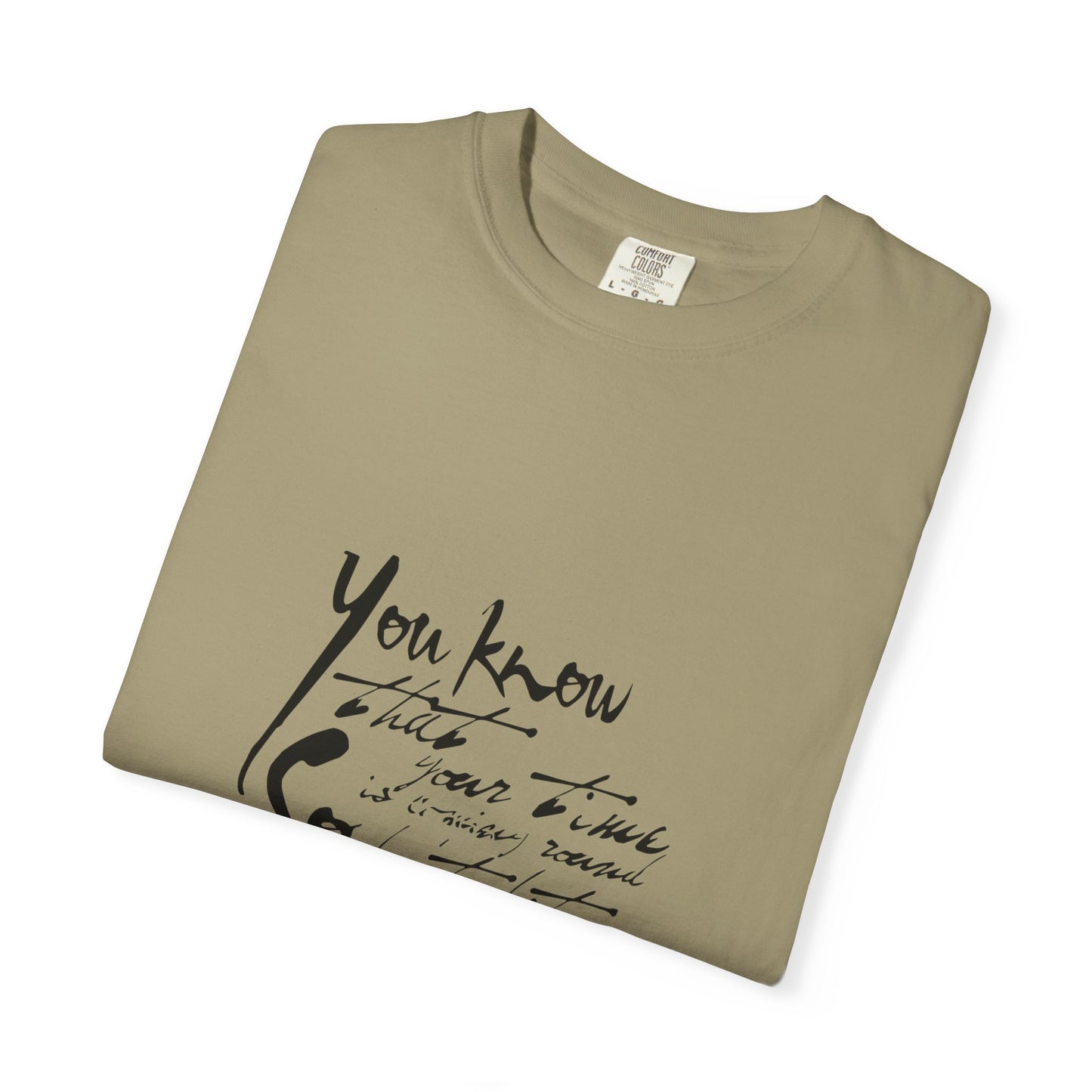 Bold Outline Logo Unisex Garment-Dyed T-shirt - snazzymerch