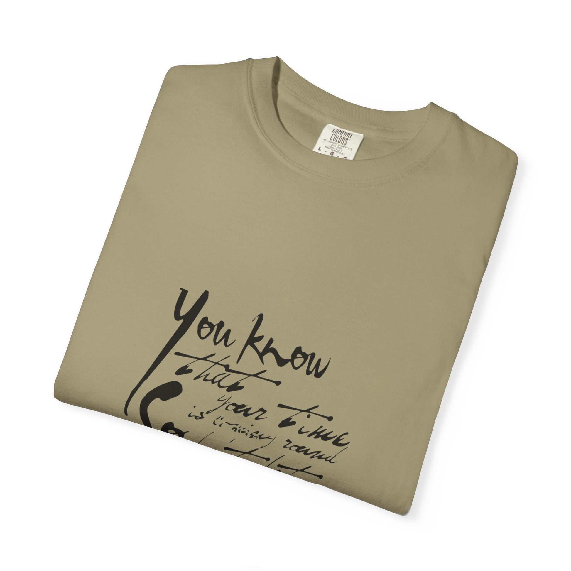 Bold Outline Logo Unisex Garment-Dyed T-shirt - snazzymerch