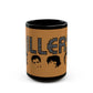 Diamond Dot Retro Black Mug (11oz, 15oz) - snazzymerch