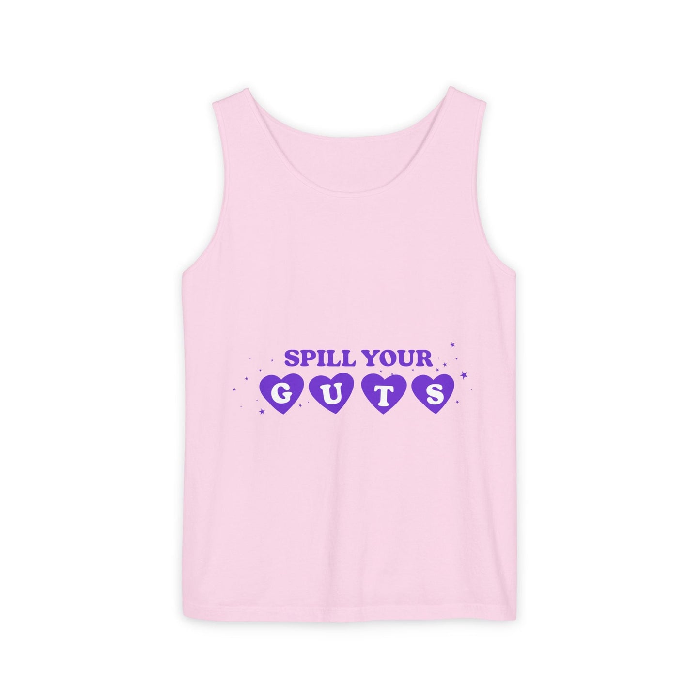 Spill Your Guts Heart-Dyed Tank Top Printify