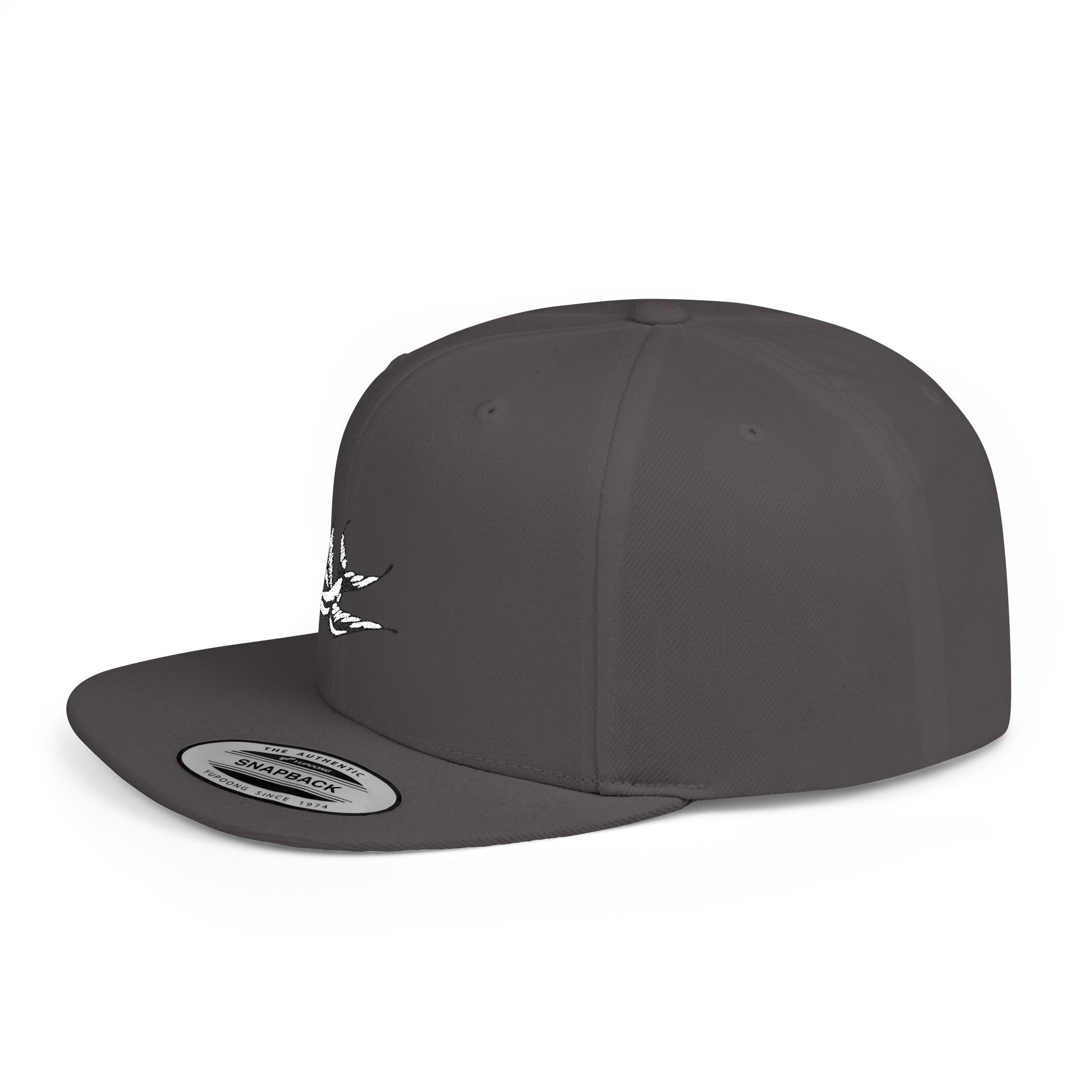 Flight Marked Flat Bill Snapback Cap Printify
