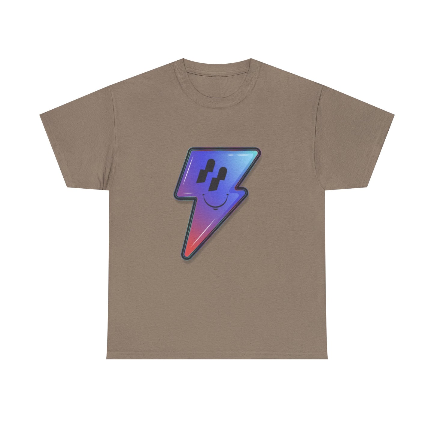 Smiley Charge Pop Unisex Heavy cotton tee Printify