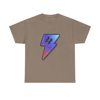 Smiley Charge Pop Unisex Heavy cotton tee Printify