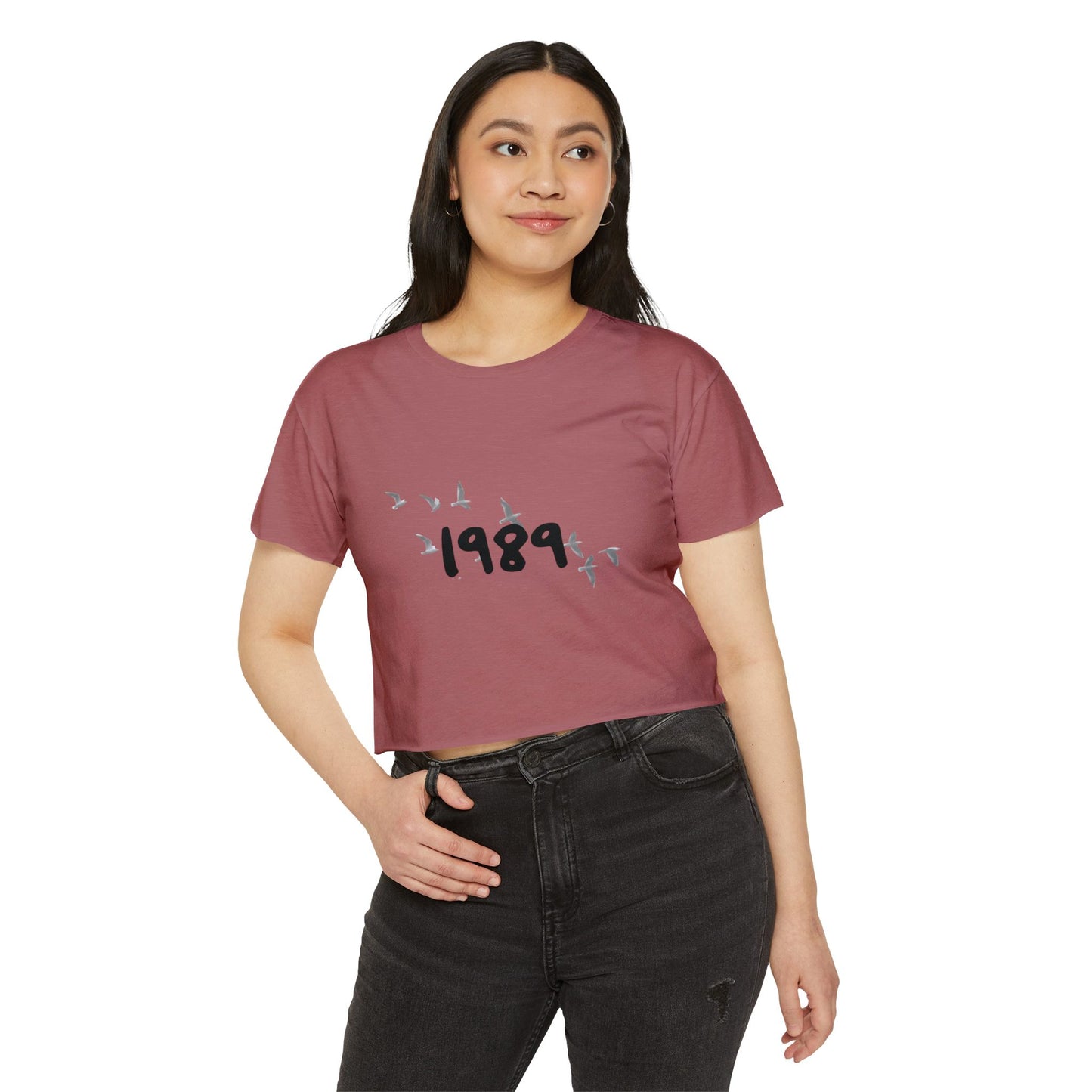 Wings of '89 Women's Festival Crop Top - snazzymerch