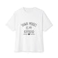 Muted Bloom Unisex Oversized Boxy Tee Printify
