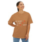 Triple Star Minimal Unisex Oversized Boxy Tee - snazzymerch