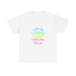 Vibrant Eye and Text Unisex Cotton Tee Printify