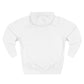 Minimal White Orbit Three-Panel Fleece Hoodie - snazzymerch