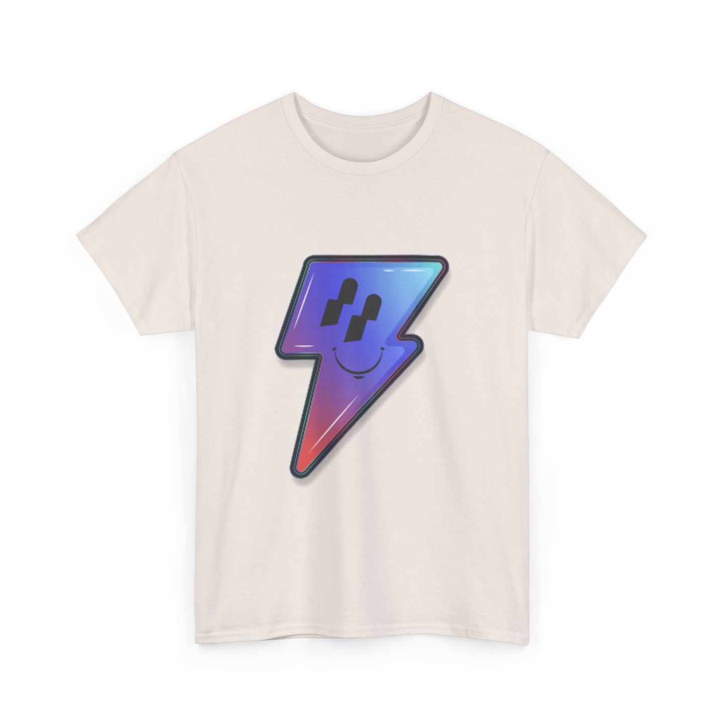 Smiley Charge Pop Unisex Heavy cotton tee Printify