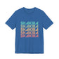 Retro Pop Lines Unisex jersey short sleeve tee Printify