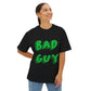 Billie Eilish Inspired Oversized T-Shirt – Bold 3D Bad Mood Edition Printify