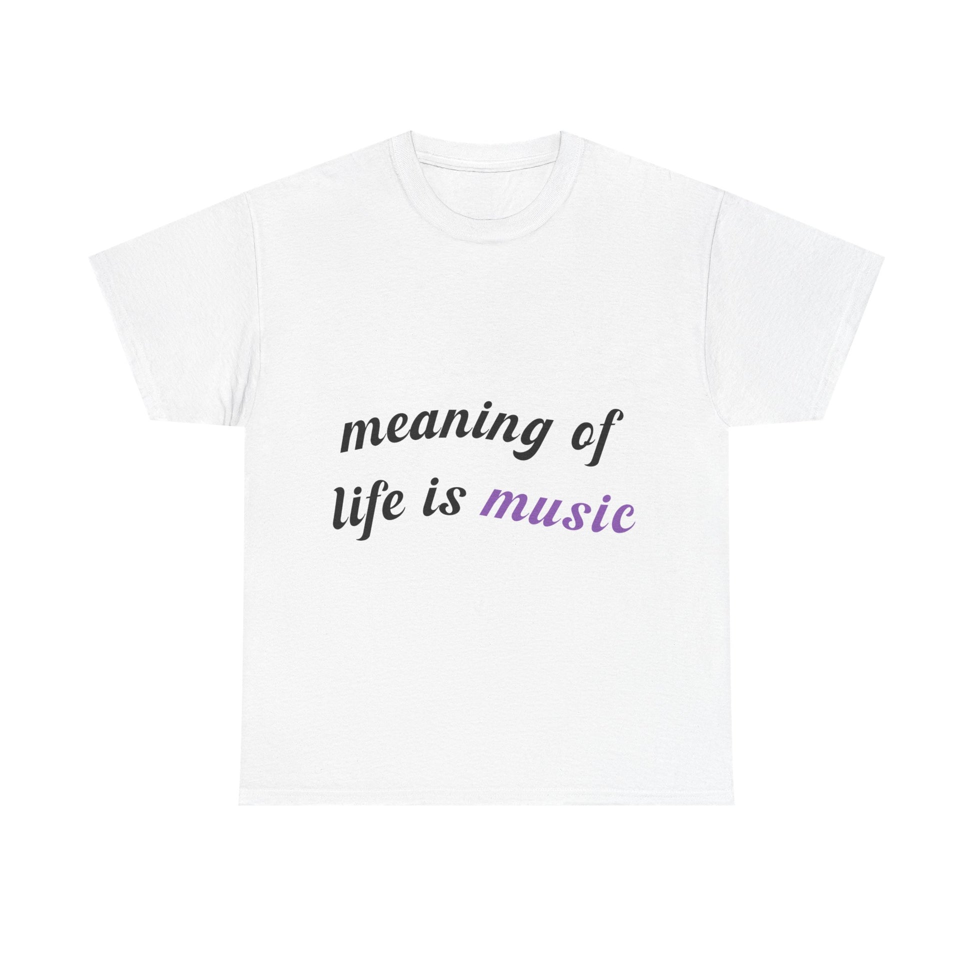 Feel the Music Vibe Unisex Heavy cotton tee Printify