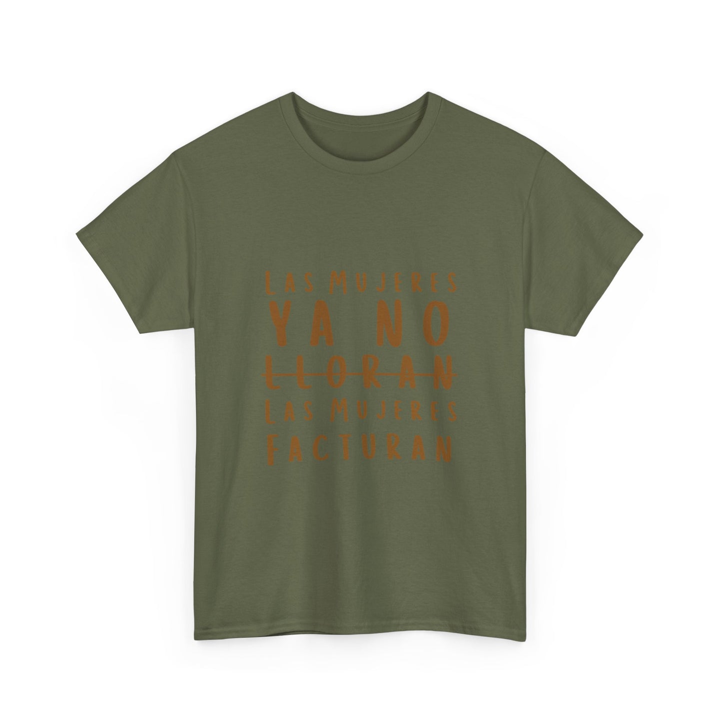Hustle Over Tears Unisex Heavy cotton tee Printify