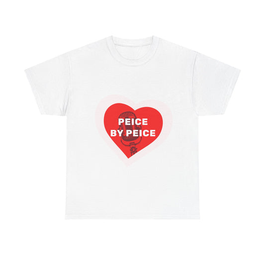 Piece by Piece Mic Drop Unisex Heavy cotton tee Printify