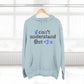 I <3 U Blue Type Three-Panel Fleece Hoodie - snazzymerch