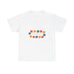 Retro Floral Groove Unisex Heavy cotton tee Printify