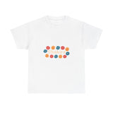 Retro Floral Groove Unisex Heavy cotton tee Printify