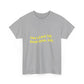 Open Vibes Yellow Script Unisex Heavy cotton Tee Printify