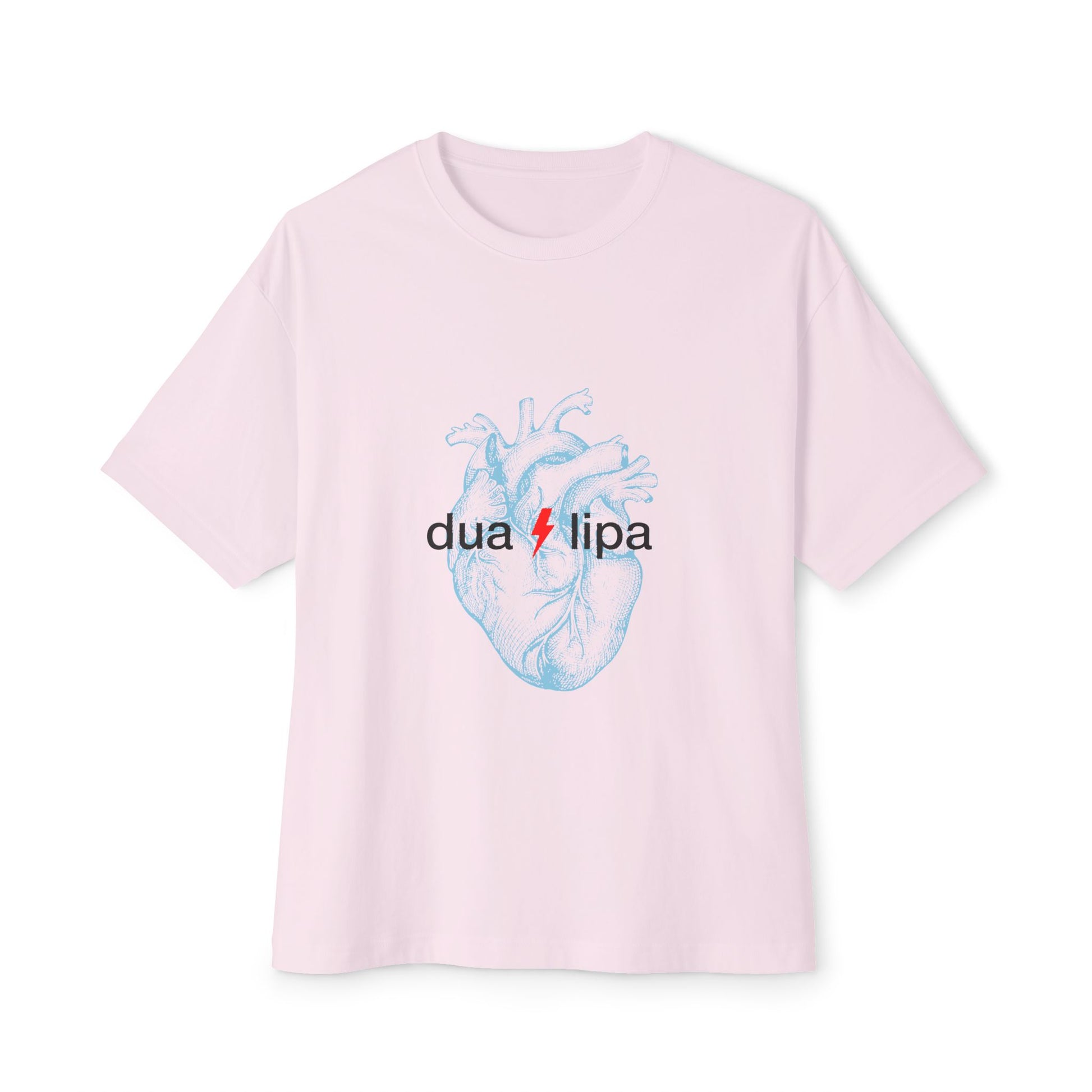 Electro Heart Illustration Unisex Oversized Boxy Tee - snazzymerch