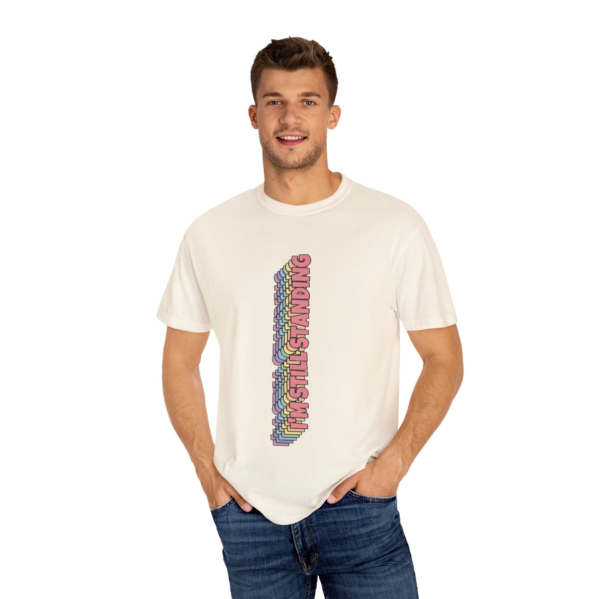 Standing Unisex Garment-Dyed T-shirt - snazzymerch