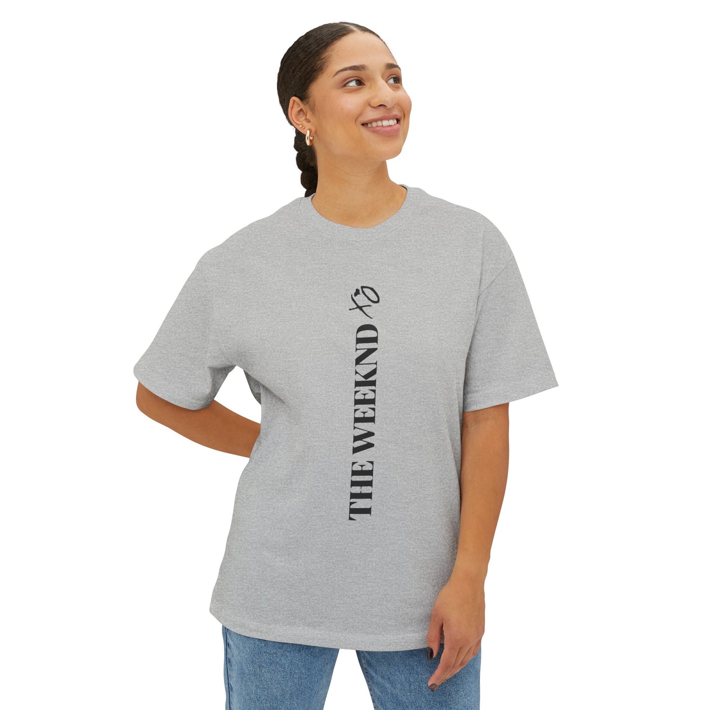 Midnight Red Unisex Oversized Boxy Tee - snazzymerch