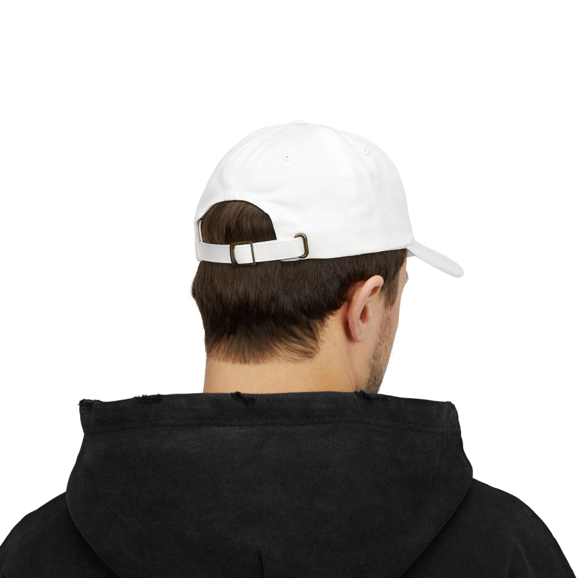 Minimal Black Wordmark Classic Dad Cap - snazzymerch