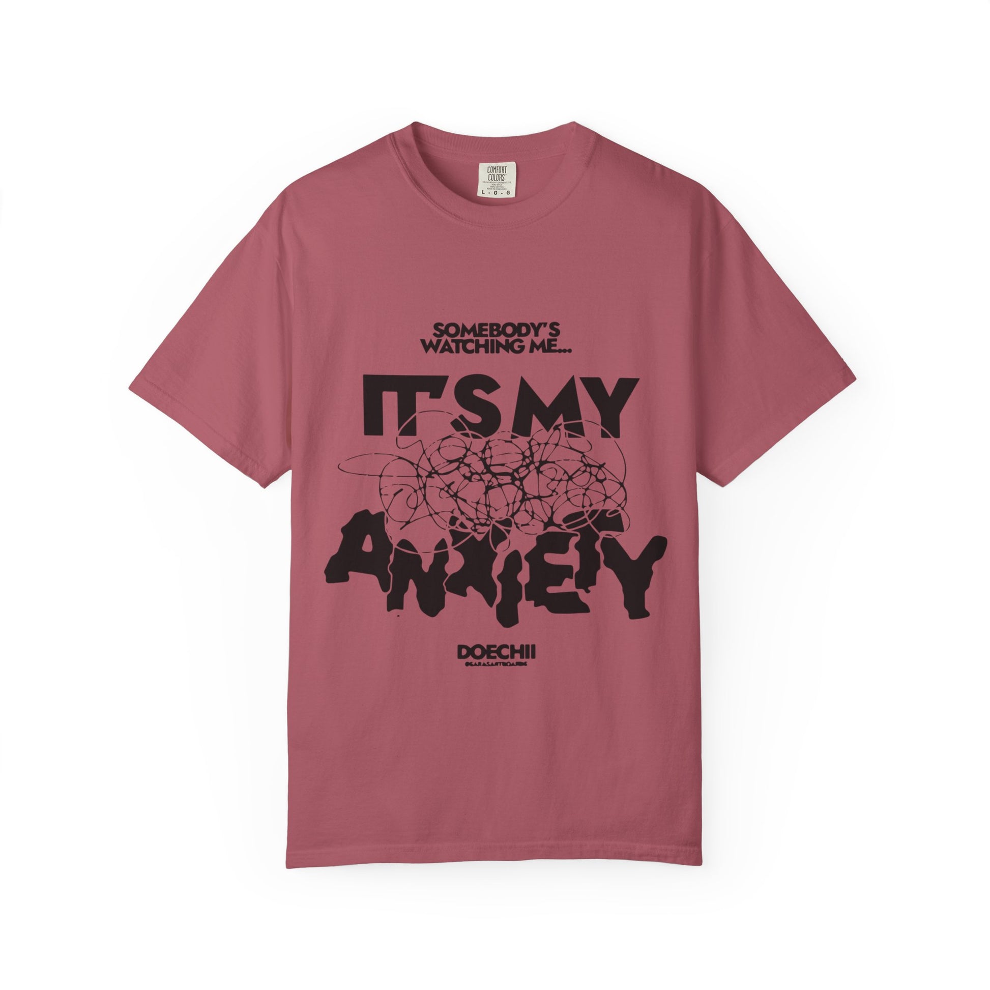 Block Font Quote Unisex Garment-Dyed T-shirt - snazzymerch