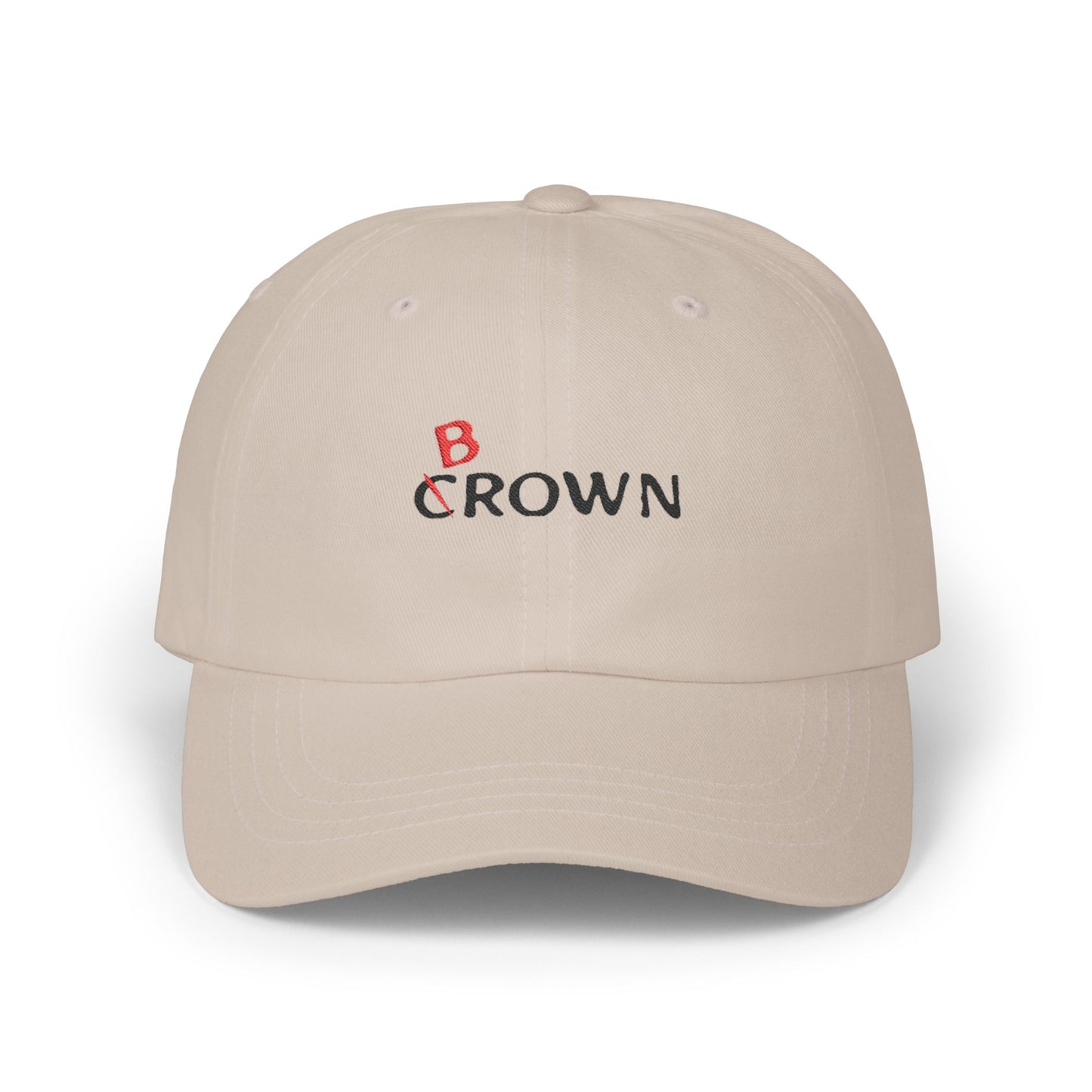 Abstract Red Flag Typography Classic Dad Cap - snazzymerch