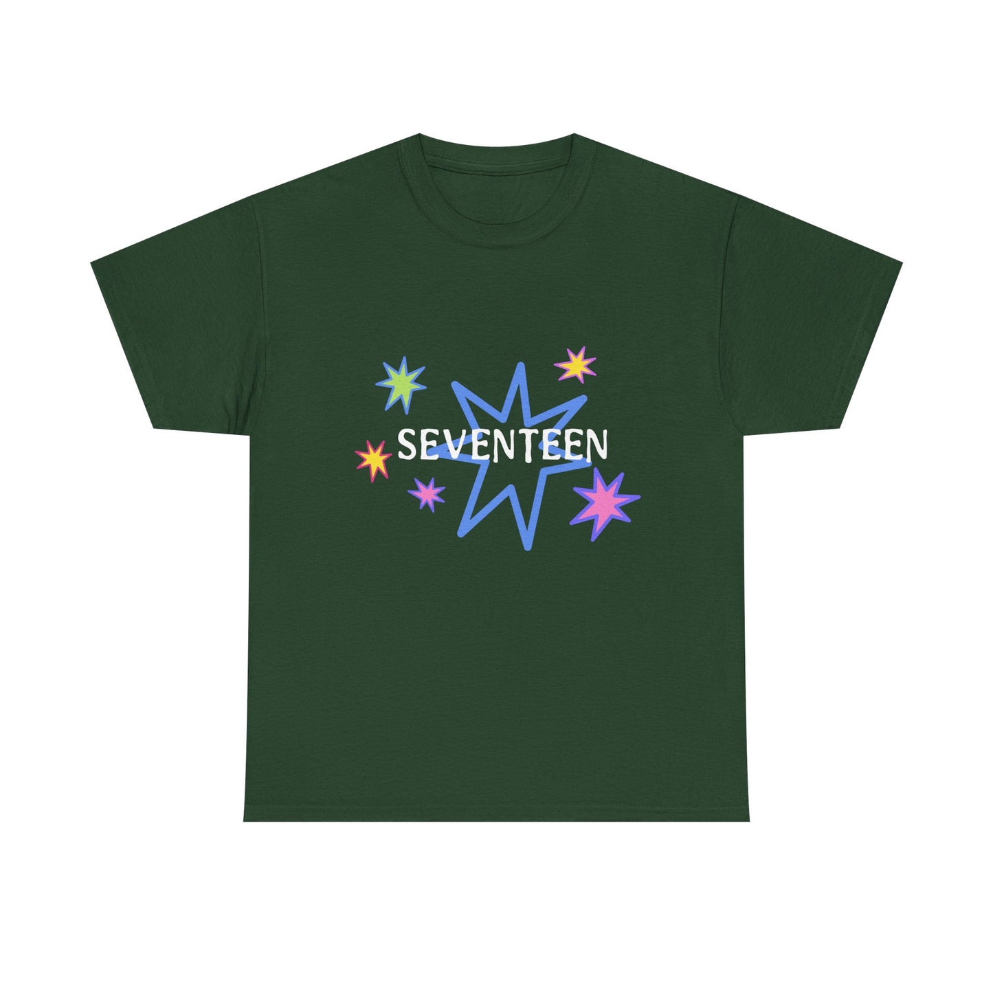 Starlight Seventeen Unisex Heavy Cotton Tee - snazzymerch